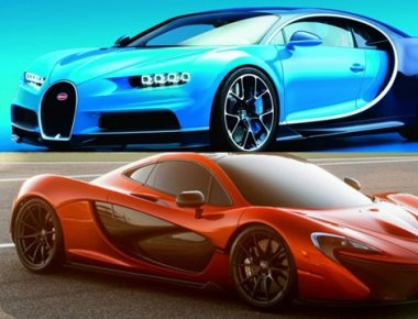 Bugatti Chiron VS McLaren P1: Μια σύγκριση ... «γιγάντων»! (βίντεο)